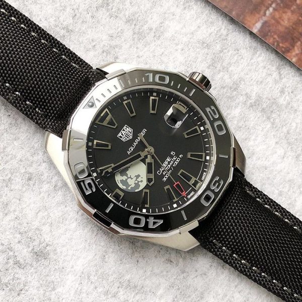 世界中で大人気♪タグホイヤー アクアレーサー 偽物 直径 43MM WAY201J.FC6370 - 画像 (5)