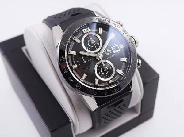 人気急上昇 タグホイヤー カレラ スケルトン 偽物 文字盤 ステンレス メンズ 腕時計 43 mm TAi86398 - 画像 (2)