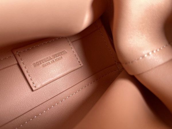 関税なしボッテガヴェネタ ポイント 偽物 トップハンドルスモールバッグ★フラミンゴピンク boh81584 - 画像 (7)