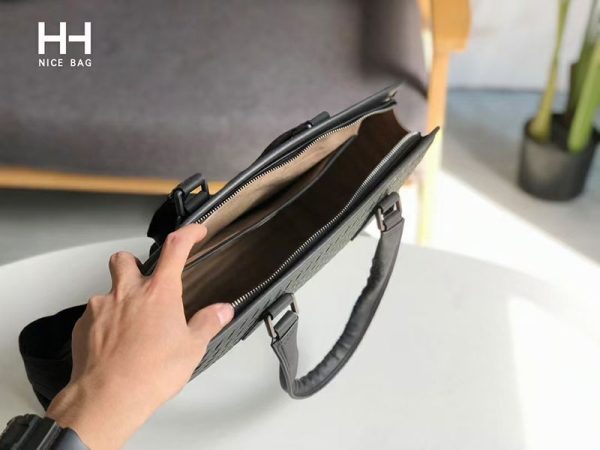 21AW新作ボッテガヴェネタ イントレチャートレザー ブリーフケース スーパーコピー 2WAY boc37880 - 画像 (9)