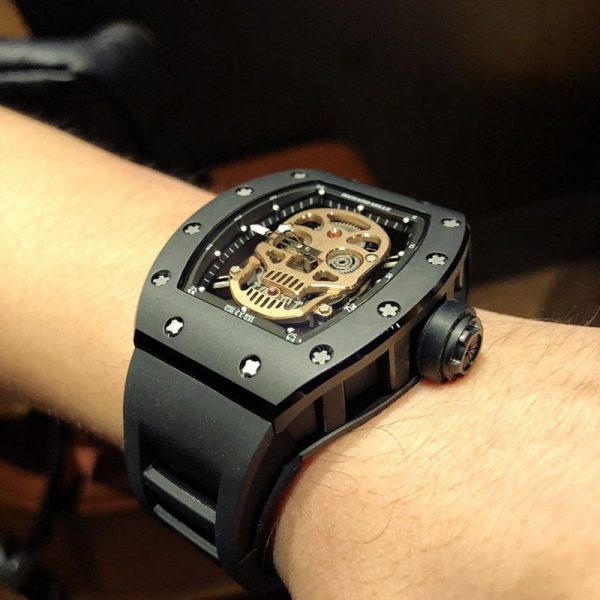 限定希少！リシャール・ミル トゥールビヨン スカル ナノセラミック RM5201 - 画像 (6)