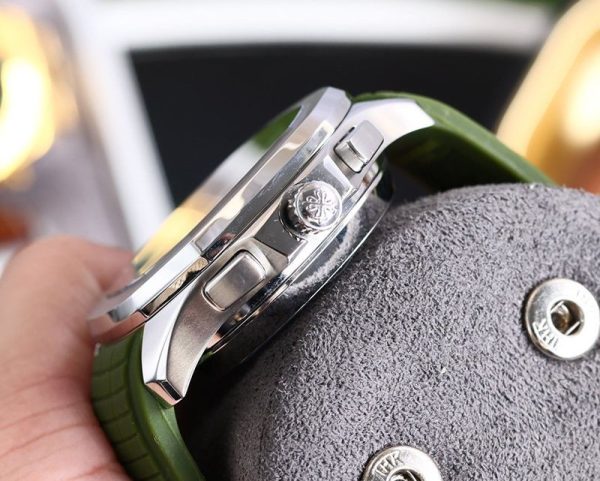 【即発】パテックフィリップ アクアノート クロノグラフ 偽物★カーキグリーン 5968G010 - 画像 (6)
