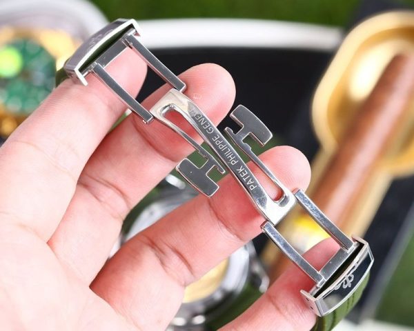 【即発】パテックフィリップ アクアノート クロノグラフ 偽物★カーキグリーン 5968G010 - 画像 (7)