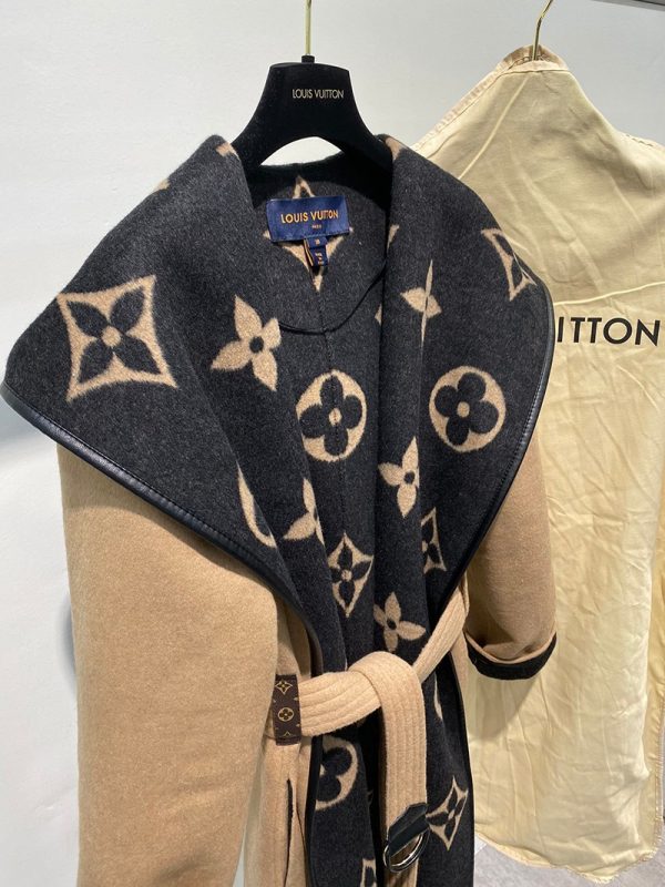 人気No1 今冬活躍☆ルイヴィトン コート 偽物 ジャイアントモノグラム 1A8KT4 - 画像 (2)