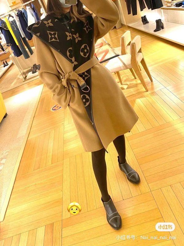 人気No1 今冬活躍☆ルイヴィトン コート 偽物 ジャイアントモノグラム 1A8KT4 - 画像 (8)