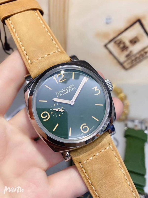 世界中で大人気♪パネライ ラジオミール カーフストラップ偽物 42mm pab32621 - 画像 (3)