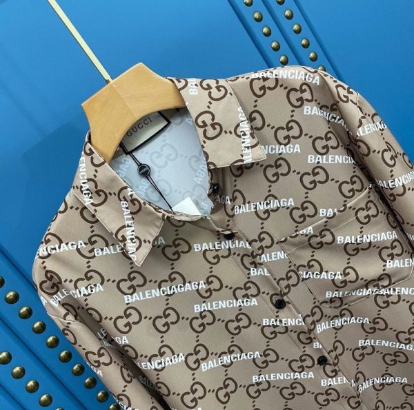 秋冬新作グッチ バレンシアガ シャツ コピー 上下セット gum77077 - 画像 (3)