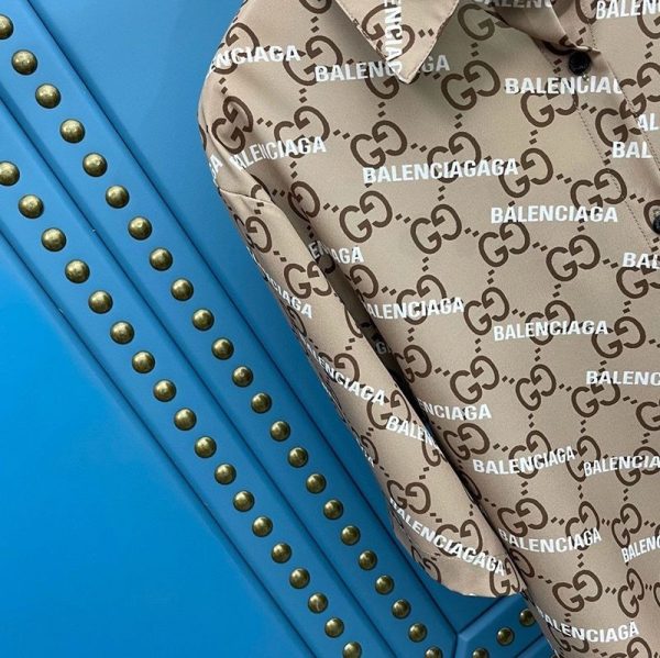 秋冬新作グッチ バレンシアガ シャツ コピー 上下セット gum77077 - 画像 (4)