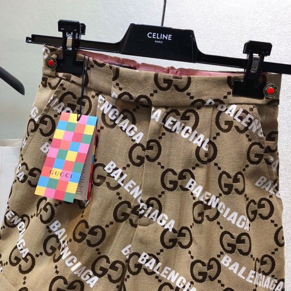 人気急上昇グッチ×バレンシアガ GGロゴショートパンツ コピー gul36209 - 画像 (3)