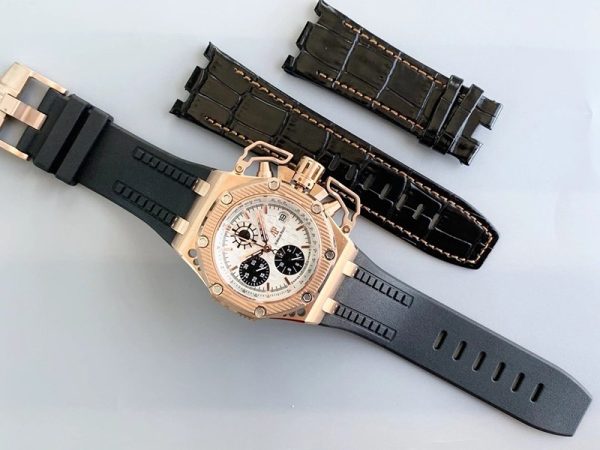大人気！オーデマピゲ ロイヤルオーク 偽物 オフショアクロノ T3 世界限定1000本 25863TI - 画像 (4)