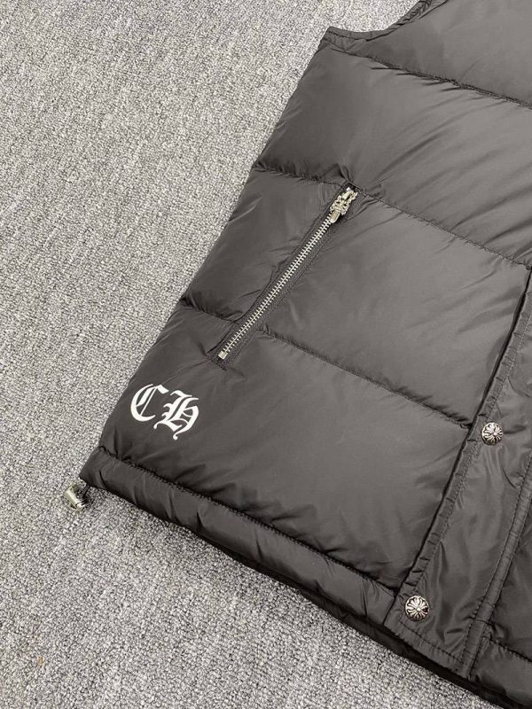 暖かい♪十クロムハーツ十【グースダウンベスト偽物】◆CHプラス Kug15873 - 画像 (3)