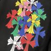 超人気♪クロムハーツ ロングTシャツ 偽物 グリーンセメタリークロス Kut82443 - 画像 (9)