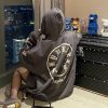 ◆早い者勝ち◆クロムハーツ パーカー ホースシュー&スター ブラックコピー Kua64342 - 画像 (4)