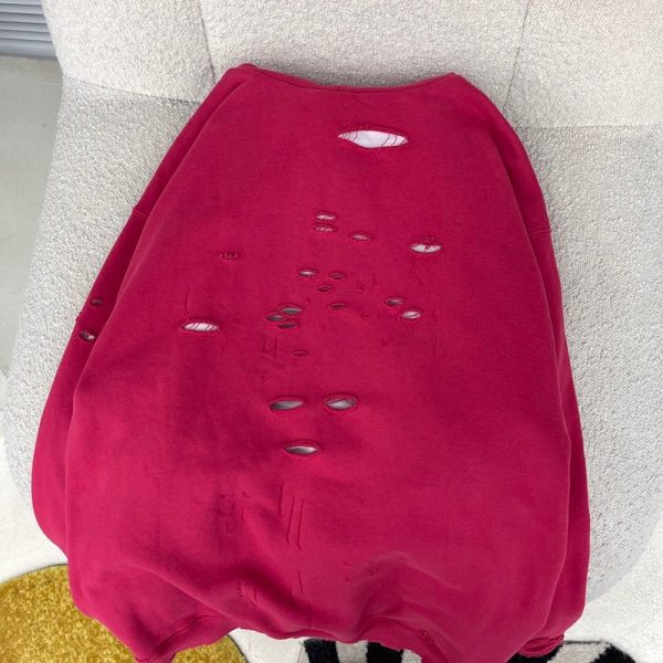 関税送料込み☆バレンシアガ パーカー コピー☆ダメージ加工 スウェットフーディ 659403TKVB66295 - 画像 (6)