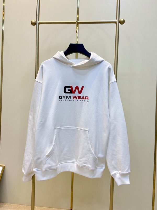 人気急上昇 バレンシアガ パーカー コピー GEM WEARロゴ入り フード付き 2色 bas33427 - 画像 (3)