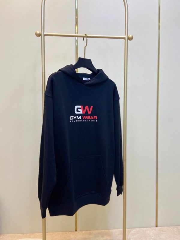 人気急上昇 バレンシアガ パーカー コピー GEM WEARロゴ入り フード付き 2色 bas33427 - 画像 (7)