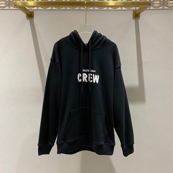 一目惚れ♪バレンシアガ パーカー 偽物 CREW ミディアムフィットフーディー 2色 bay94399 - 画像 (8)