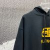 目を惹くカラー バレンシアガ パーカー 偽物＊BBロゴ プリント付き スウェット bac35670 - 画像 (2)