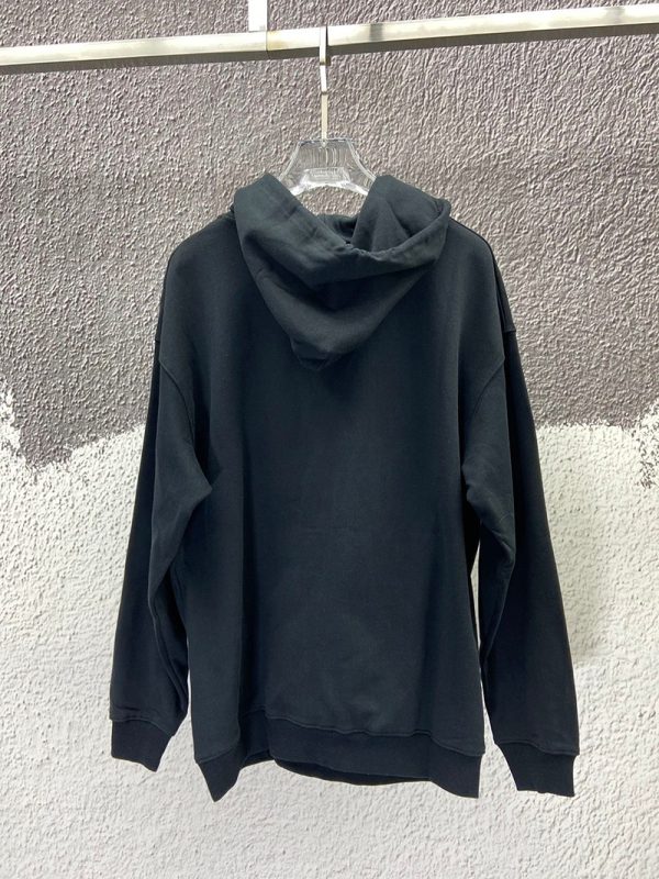 目を惹くカラー バレンシアガ パーカー 偽物＊BBロゴ プリント付き スウェット bac35670 - 画像 (7)