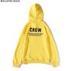 追跡付き発送バレンシアガ パーカー コピー CREW ミディアムフィットフーディー 3色 bao43274 - 画像 (2)
