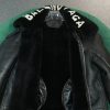 超希少！バレンシアガ Cocoon Aviator ジャケット 偽物★シャイニー ラムスキン＆ボンドウール ブラック 646456TKS311069 - 画像 (3)