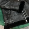 超希少！バレンシアガ Cocoon Aviator ジャケット 偽物★シャイニー ラムスキン＆ボンドウール ブラック 646456TKS311069 - 画像 (5)