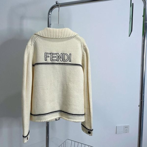 超希少！【フェンディ】FF モチーフ★2021カーディガンセーター偽物 fee96685 - 画像 (4)
