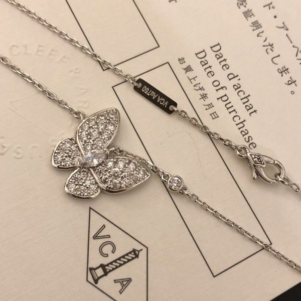 入手困難 ヴァンクリーフ&アーペル 偽物 スウィート アルハンブラ パピヨン ピアス vaa78313 - 画像 (4)