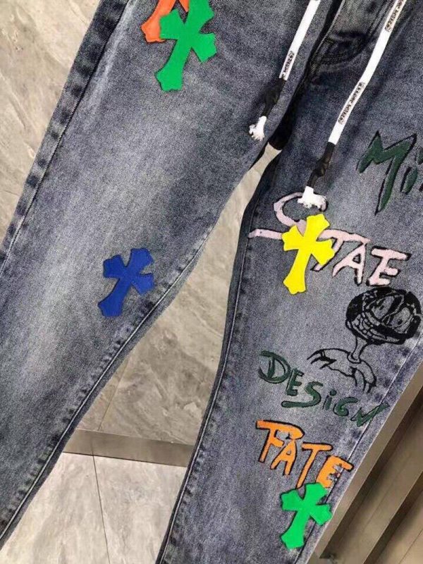 一目惚れ♪クロムハーツ x Drake Levis クロス デニムスーパーコピー【マイアミ限定】 Kug07066 - 画像 (7)