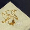 秋冬新作 ヴァンクリーフ&アーペル*ラッキー アルハンブラ パピヨン ペンダント偽物 VCARD98500 - 画像 (5)