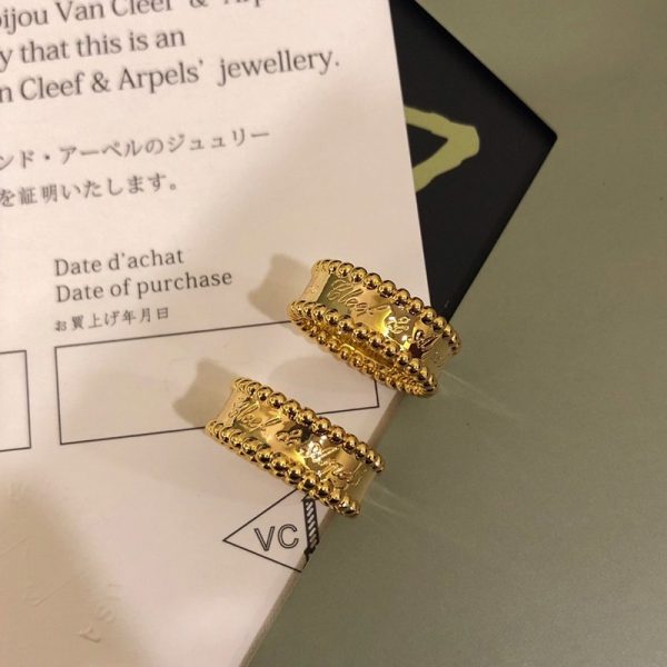 人気急上昇 ☆ヴァンクリーフ&アーペル☆ ペルレ シニアチュール ロゴリング VCARO3Y600 - 画像 (3)