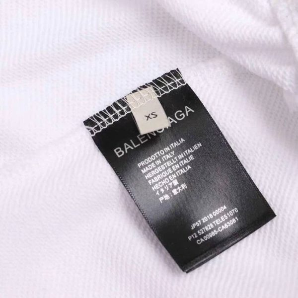 【日本未発売】バレンシアガ Political Campaign Sweat パンツ コピー★カーリーフリース　ホワイト bai35225 - 画像 (6)