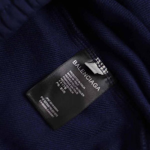 送料込バレンシアガ Political Campaign Sweat パンツ 偽物★カーリーフリース　ブルー bak12802 - 画像 (6)