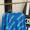 累積売上総額第１位！バレンシアガ 偽物 Allover Logo セーター ニットウェア ブルー baw08185 - 画像 (8)