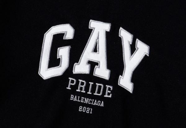 可愛い【バレンシアガ パーカー 偽物】GAY PLIDE オーバーサイズ ロゴ bag93949 - 画像 (6)