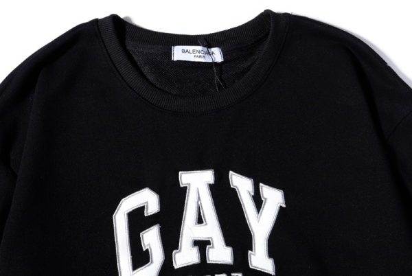 可愛い【バレンシアガ パーカー 偽物】GAY PLIDE オーバーサイズ ロゴ bag93949 - 画像 (7)