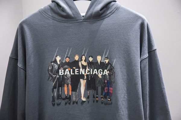 【限定カラー】バレンシアガ パーカー 偽物 ラムシュタインボクシーフード付き bal33905 - 画像 (3)