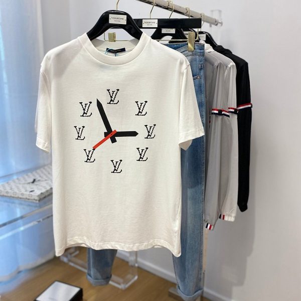 累積売上総額第１位！【ルイヴィトン Tシャツ コピー】プリント コットンTシャツ vus86992