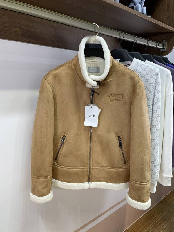 定番新作【セレブ多数愛用】ディオール ウール カシミア フリース ブルゾン偽物 dew53989 - 画像 (8)
