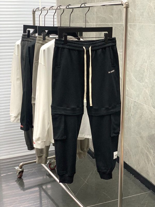 完売必至ジルサンダー パンツ 偽物 モノグラム★コットン スウェットパンツ 2色 Jiu83032 - 画像 (9)