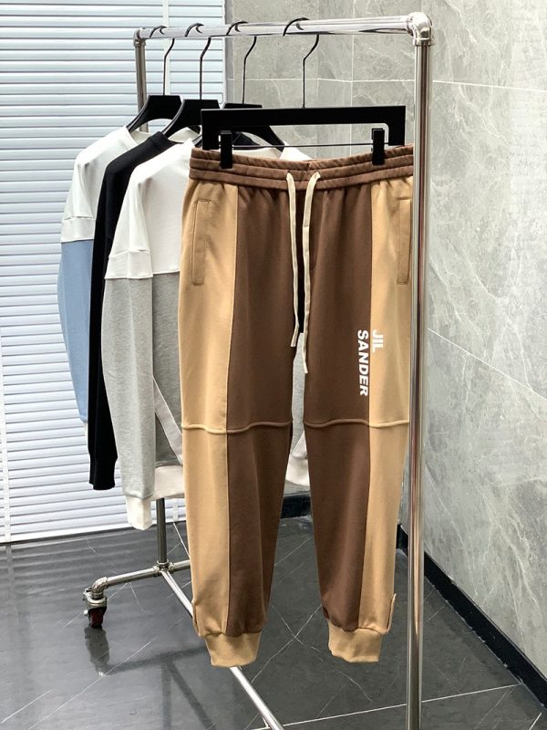 ☆超人気☆ジルサンダー パンツ 偽物 モノグラム★コットン スウェットパンツ Jia76716 - 画像 (2)