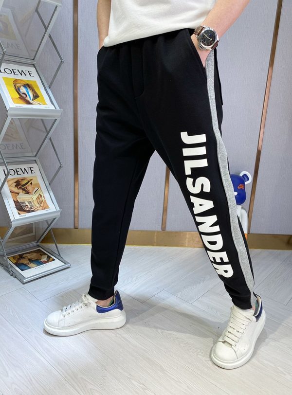 超話題!ジルサンダー パンツ 偽物 モノグラム★コットン スウェットパンツ Jiy22762 - 画像 (4)