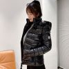 稀少モンクレール 偽物 フード付 ダウンジャケット ブラック mok78156 - 画像 (6)