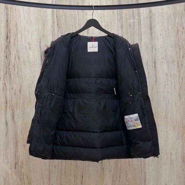 日本未入荷モンクレール ロングダウン 偽物 ブラック moq53993 - 画像 (3)