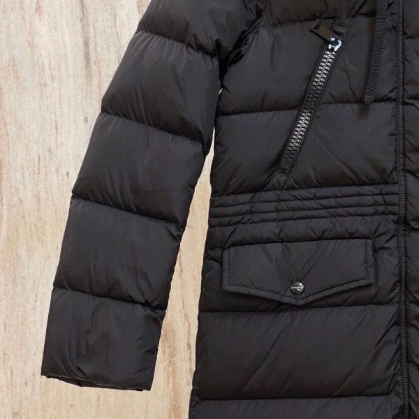 日本未入荷モンクレール ロングダウン 偽物 ブラック moq53993 - 画像 (4)
