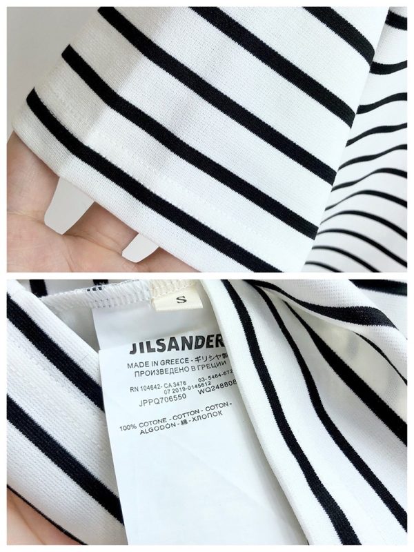人気 ジルサンダー Tシャツ パロディ ロゴ プリント コットン 送関込み Jiq96698 - 画像 (9)