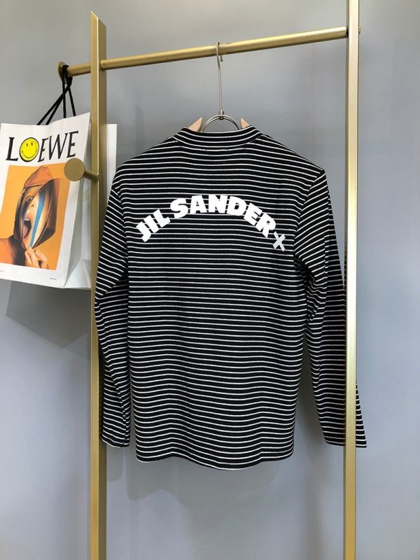 可愛いジルサンダー Tシャツ コピー ロゴ 長袖 ロンT Jih40210 - 画像 (2)