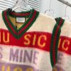 最安値挑戦 グッチ100周年記念ブラッシュドモヘアベストコピー guo90577 - 画像 (6)