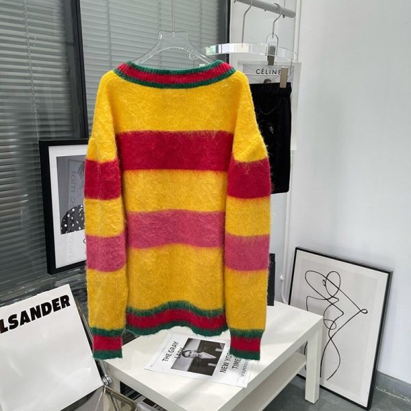 完売必至 グッチ 100周年 カーディガン トップス コピー ブラッシュドモヘア gul22894 - 画像 (8)