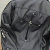 【限定】お洒落に♪クロムハーツ JJ DEANレザー ジャケットCH コピー Kux92371 - 画像 (5)